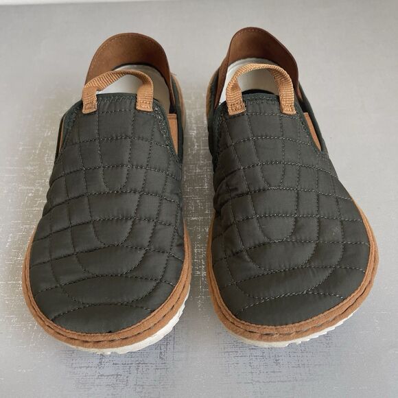 Merrell Women's Hut Moc Quilted Flats Comfort Shoes Slip On US 6 Olive Green - Picture 3 of 12